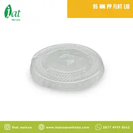 95 MM PP Flat Lid