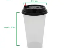 Beverage Cups Cup PPI 90 - 16 OZ 1 cup_black_cup_ppi_90_500ml