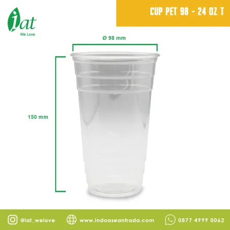 Beverage Cups Cup PET 98 - 24 OZ 1 cup_pet_98__24_oz_t