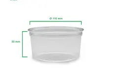 Fruits / Salad Container Deli 12 OZ Container 1 deli_pet_116__12_oz_h
