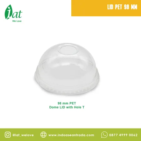 Beverage Cups 98 MM PET Dome Lid 1 dome_lid