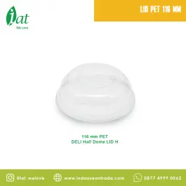 Deli Half Dome Lid D116 mm Outer Lock