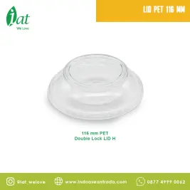 116 MM PET Double Lock Lid