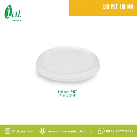 Fruits / Salad Container 116 Deli Flat Lid 1 flat_lid
