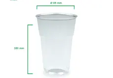 Beverage Cups GPPS Pint Beer Cup (D85 mm - 380 mm) 1 gpps_print_beer