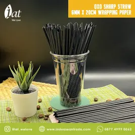 OXO Sharp Straw 6MM X 20CM Wrapping Paper