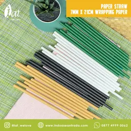 Paper Straw 7MM X 21CM Wrapping Paper