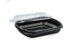 Take away dishes PP Food Container + PET Lid (1 Compartment) 1 pp_food_container_1_comp