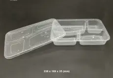 Take away dishes PPI TW Bento 4 Compartment 1 ppi_tw_bento_4_compartment