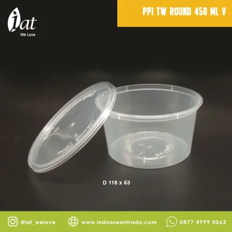 Take away dishes PPI TW Round 450ml V 1 ppi_tw_round_450_ml_v