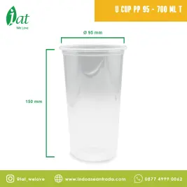 U Cup PP 95  700 ml