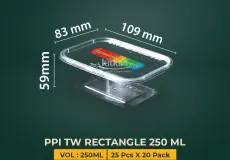 Rectangle Food Container PPI TW RECT 250 ML  1 ~dl/2026/4/13/ppi_tw_rect_250