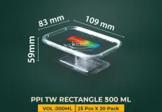 Rectangle Food Container PPI TW RECT 300 Ml 1 ~dl/2026/4/13/ppi_tw_rect_300_ml
