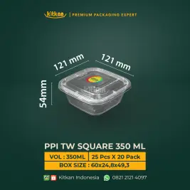 PPI TW Square 350ml