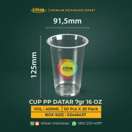 CUP PP 92 - 16 OZ DATAR