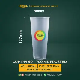 CUP PPI 90 - 700 ML FROSTED