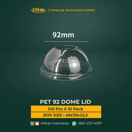 PET Cup PET 92 DOME LID 1 ~dl/2026/4/14/pet_92_dome_lid