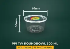 Round Bowl Food Container PPI TW ROUNDBOWL 300 ML 1 ~dl/2026/4/14/ppi_tw_300_ml