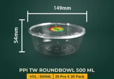 Round Bowl Food Container PPI TW ROUNDBOWL 500 ML 1 ~dl/2026/4/14/ppi_tw_500_ml