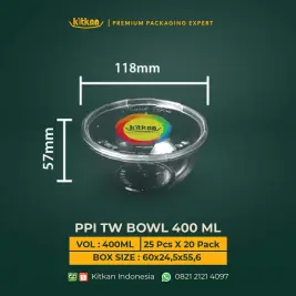 PPI TW BOWL 400 ML