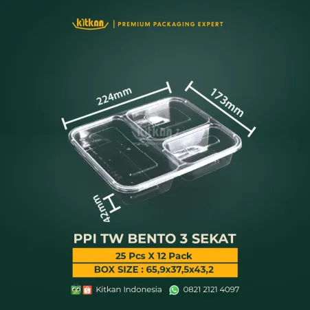 Compartment Food Container PPI TW BENTO 3 COMPARTMENT 1 ~dl/2026/4/14/tw_bento_3_sekat_copy