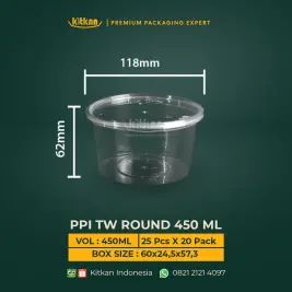 PPI TW ROUND 450 ML