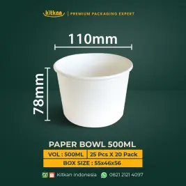 PAPER BOWL 500 ML