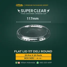 Deli Round Flat Lid