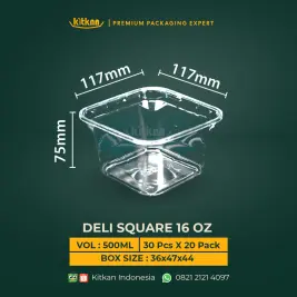 Deli Square 16 oz