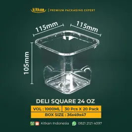 Deli Square 24 oz
