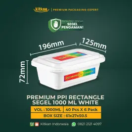 PPI Rectangle 1000 ml